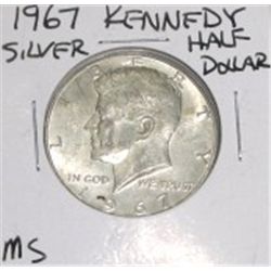 1967 Kennedy Silver Half Dollar *RARE MS HIGH GRADE - NICE COIN*!!