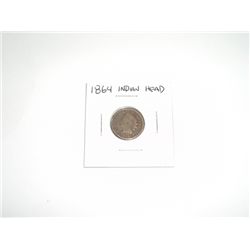 1864 Indian Head Penny *RARE KEY DATE - PLEASE LOOK AT PICTURE TO DETERMINE GRADE - NICE COIN*!!