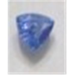 .55 ct Natural Tanzanite Trillion Cut & Faceted!! Tanzanite is only found in Tanzania East Africa an