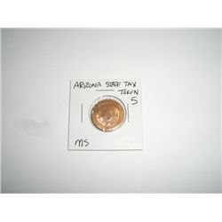 Arizona State Tax Token 5 *RARE MINT STATE CONDITION*!!