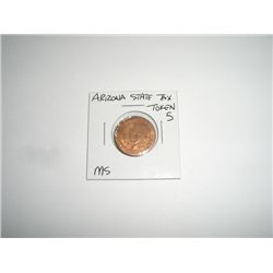 Arizona State Tax Token 5 *RARE MINT STATE CONDITION*!!