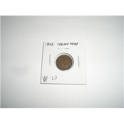 1905 Indian Head Penny *VERY FINE-20 GRADE*!!