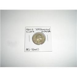 1964-D Washington SILVER Quarter *RARE TONED MS HIGH GRADE*!!