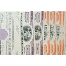 Gulf States Utilities Co. Stock Certificate Dated 1964, Lot of 3 and Howard Johnson Co. Stock Certif