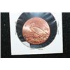 Image 2 : Golden State Mint "1929 Indian Chief" Copper Round; .999 Fine Copper 1/4 Oz.