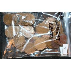 Wheat Back Penny, Various Dates & Conditions, Lot of 50