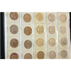 1964-1980 Kennedy Half Dollar Coin Folder; Complete, Lot of 40