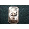 Image 1 : 2012 Copper Ingot, .999 Fine 1 Oz.