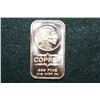Image 1 : 2012 Copper Ingot, .999 Fine 1 Oz.