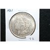 Image 1 : 1921 Silver Morgan $1