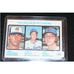 1973 MLB Jimmy Freeman-Atlanta Braves, Charlie Hough-Los Angeles Dodgers & Hank Webb-New York Mets R