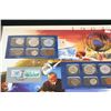 Image 1 : 1964 US Mint Coin Set, P&D Mints, UNC W/Postal Stamp Dated 1993