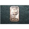 Image 1 : 2012 Copper Ingot, .999 Fine 1 Oz.