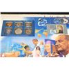 Image 1 : 1965-P US Mint Coin Set, UNC W/Postal Stamp Dated 1993