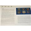 Image 2 : 1965-P US Mint Coin Set, UNC W/Postal Stamp Dated 1993