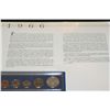 Image 2 : 1966-P US Mint Coin Set, UNC W/Postal Stamp Dated 1993
