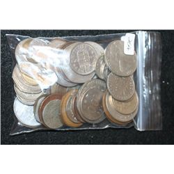 Foreign Coin & Token; Various Dates, Conditions & Denominations, Lot of 50
