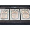 Image 2 : 1909 Foreign Bank Note, Lot of 3