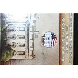 1992-D White House Bicentennial Colorized Kennedy Half Dollar