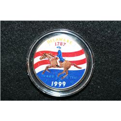 1999-P Kennedy Half Dollar Colorized American Historic Society