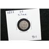 Image 1 : 1853 Silver Three Cent Piece