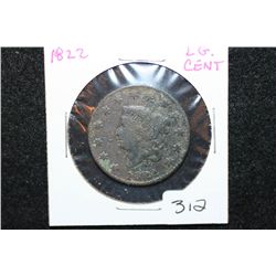 1822 Large One Cent