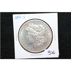 1891-S Silver Morgan $1