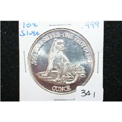 1980 USA Bicentennial Silver Round; .999 Fine Silver 1 Oz.