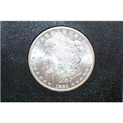 1884-CC Silver Morgan $1; GSA, UNC