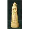 Image 1 : A 19th century European carved ivory figure o...
