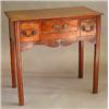 Image 1 : A Georgian mahogany side table/lowboy of smal...