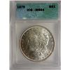 Image 1 : 1879 MORGAN SILVER DOLLAR ICG MS64