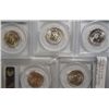 Image 2 : 1951, 54, 55, 57, & 58 WASHINGTON QUARTERS ALL PCGS MS-64