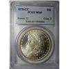 Image 1 : 1878-CC MORGAN DOLLAR PCGS MS65 GEM WHITE