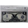 Image 1 : 1899 $1.00 SILVER CERTIFICATE CGA66 SUPERB