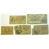 Image 1 : Fractional currency   1st issue:   5 cent  --4th  15ct--2 5th 25ct