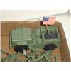 Image 3 : LOT 90 VINTAGE ARMY MEN SOLDIER TOYS TIM MEE TANK