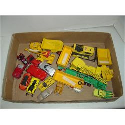 LOT 19 TOY CARS VINTAGE LESNEY DIECAST