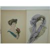 Image 4 : LOT 15 VINTAGE POSTCARDS WOMEN WATERCOLOR