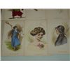 Image 4 : LOT 18 VINTAGE POSTCARDS WOMEN WATERCOLOR