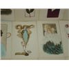Image 5 : LOT 17VINTAGE POSTCARDS WOMEN WATERCOLOR