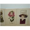 Image 6 : LOT 17VINTAGE POSTCARDS WOMEN WATERCOLOR