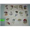 Image 1 : LOT 14 VINTAGE POSTCARDS WOMEN WATERCOLOR