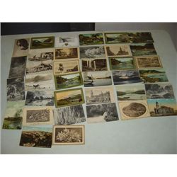 LOT 70 VINTAGE POSTCARDS NEW ZEALAND
