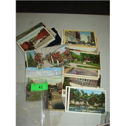 LOT 110 VINTAGE POSTCARDS SCENIC SOUVENIR