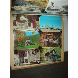 SCRAPBOOK 120+ VINTAGE SOUVENIR POSTCARDS USA