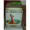 Image 1 : ANTIQUE EL PRODUCTO BLUNT CIGAR TIN TOBACCIANA