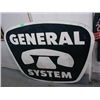 Image 1 : LARGE VINTAGE GENERAL SYSTEM PHONE TELEPHONE SIGN