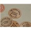 Image 3 : 80+ VINTAGE WOODEN NICKELS ADVERTISING