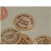 Image 3 : 80+ VINTAGE WOODEN NICKELS ADVERTISING